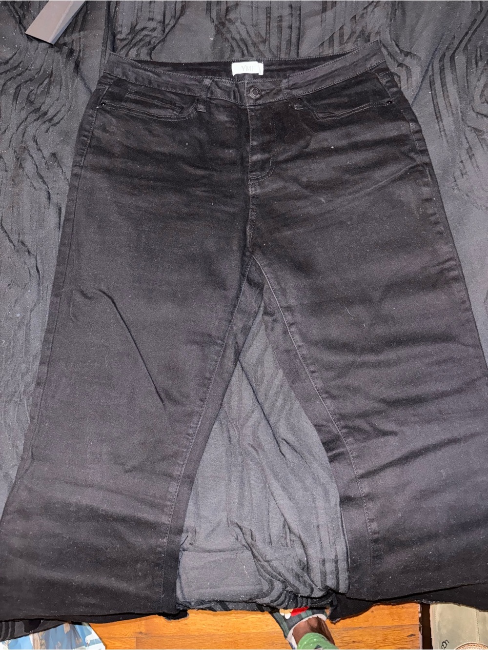 YMI Black Wide Leg Jeans